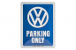 Preview: Blechschild "Volkswagen Parking Only" - 20 x 15cm